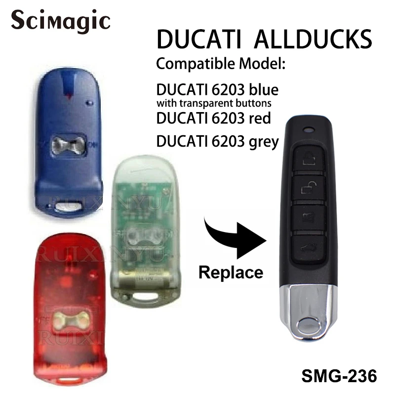 Новый DUCATI ALLDUCKS HC6203 пульт дистанционного управления для двери гаража дубликатор