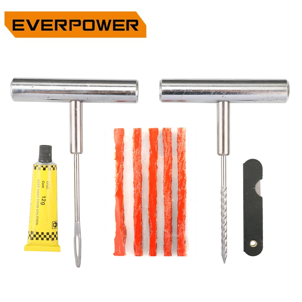 

Everpower Car Tire Repair Tool Tubeless Tire Puncture Repair Tyre Repair For SUV ATV Car Truck