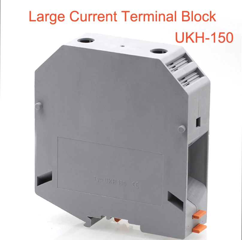 

UKH-150 Large current Din Rail Terminal Blocks Screw type wire electrical terminals block connector UKH150 morsettiera 309A