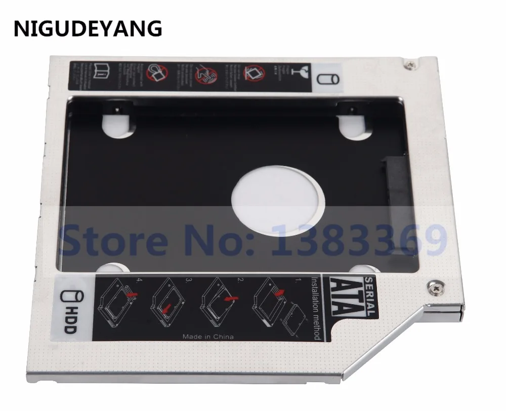

NIGUDEYANG 9.5mm SATA Hard Drive HDD SSD caddy replace sony vaio VPCSB3 VPCSA2V9R VPC-SE17GG swap UJ8A2AS UJ8A2 DVD