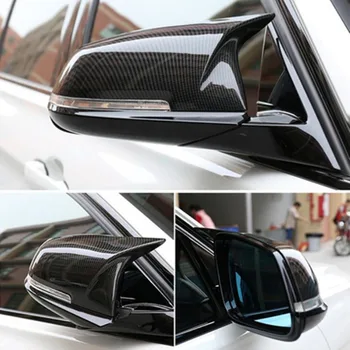 

1 Pair Car Gloss Black Rearview Mirror Cover Cap For BMW F20 F21 F22 F30 F32 F36 X1 F87 M3 2012 2013 2014 2015 2016 2017