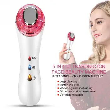 

5 In 1 Multifunctional Ultrasonic Beauty Machine Photon Therapy Wrinkles Removing Skin Care