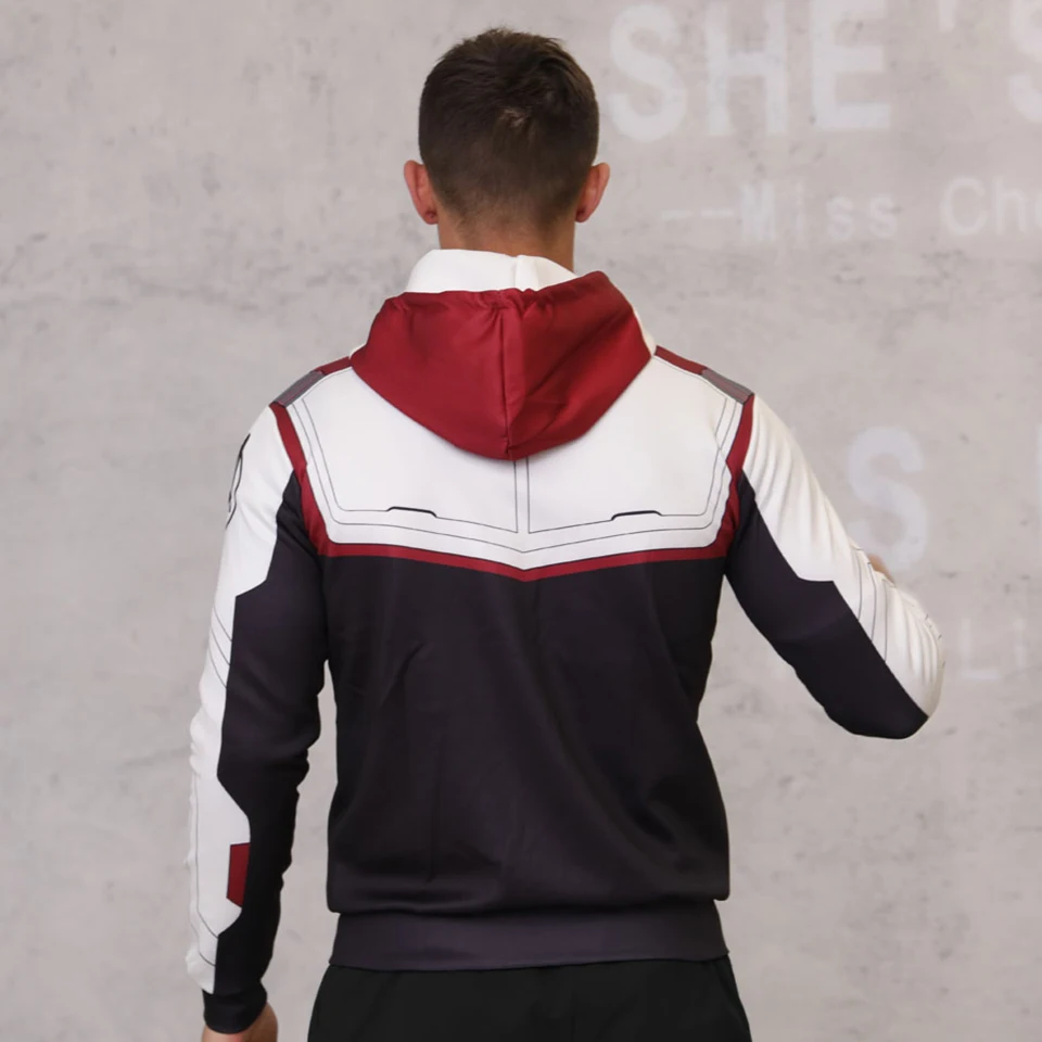 Avengers Endgame Hoodies Cosplay Avengers Jackets 3D Pullover Sweatshirt Superheros Hooded Zipper Hoodies For Men Women