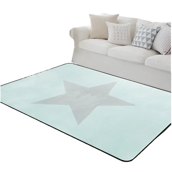 

8 Colors Northern Europe Star Printed SML Size Carpet For Living Room Doormat Children Play Mat Floor Rugs alfombra tapete