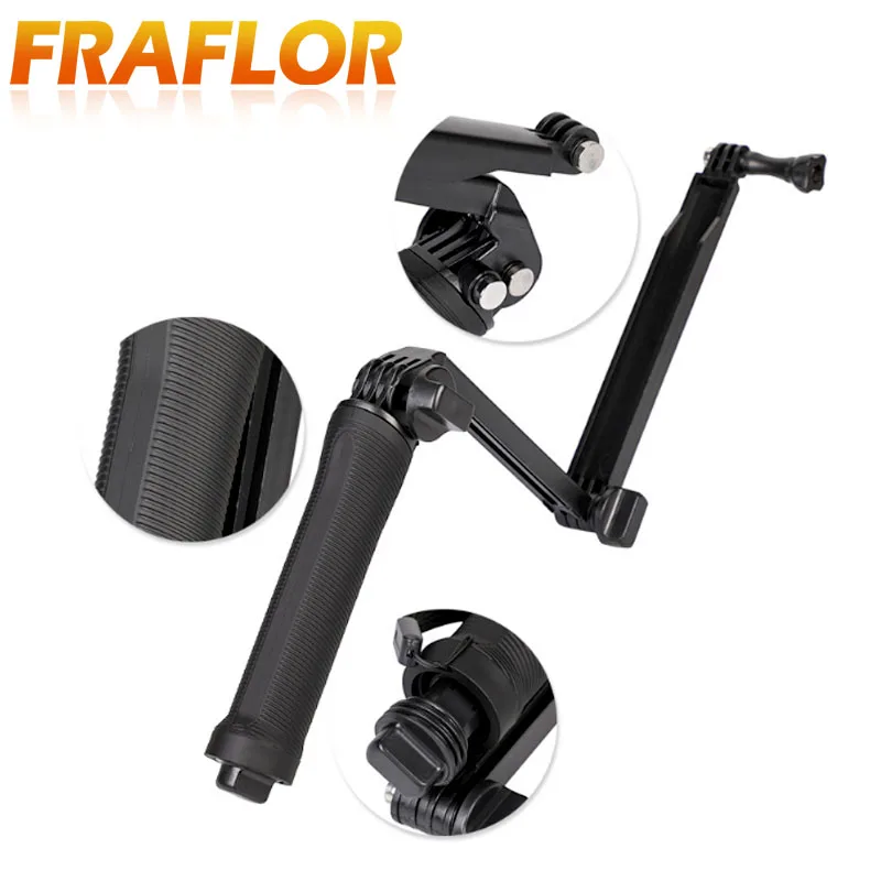 Go Pro Accessories Monopod Arm Mount Adjustment Stand Bracket Arm Hero4 / 3 + 3-way Bracket Handheld Grip / Tripod Self-timer