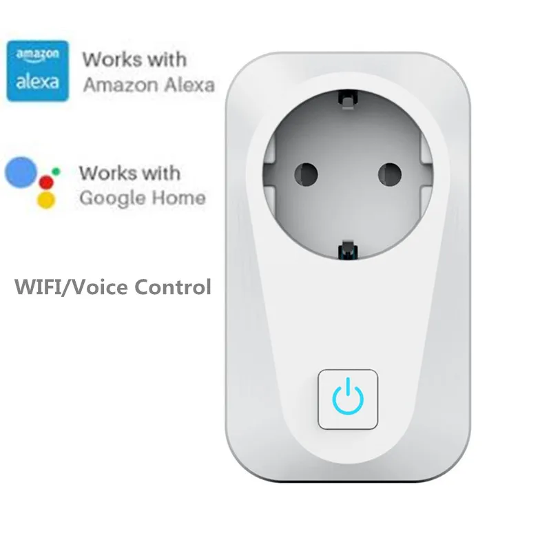 

Smart Socket Wireless WIFI Voice Control Timing Switch Outlet Remote Control Support Amazon Alexa /Google Smart Home Automation