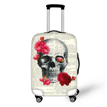 

Gun n Rose Women Men Travel Protection Bags Luggage Cover Elastic Stretch Protective Suitcase Covers Apply to 18''-30'' Case Bag