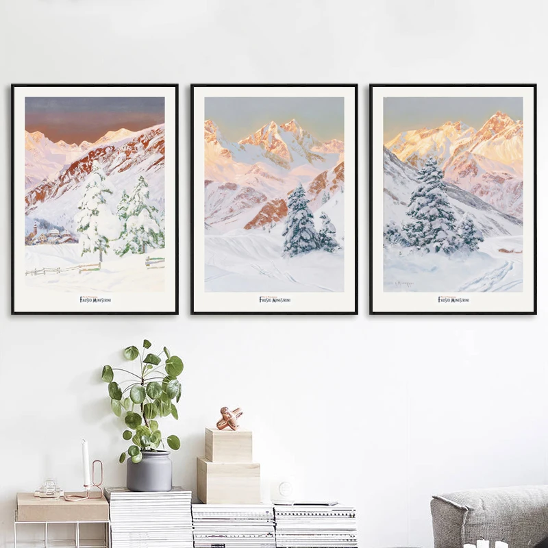 C-pia-Da-Arte-Da-Lona-Abstrata-Pintura-A-leo-Montanha-de-Neve-n-rdicos-Impress (4)