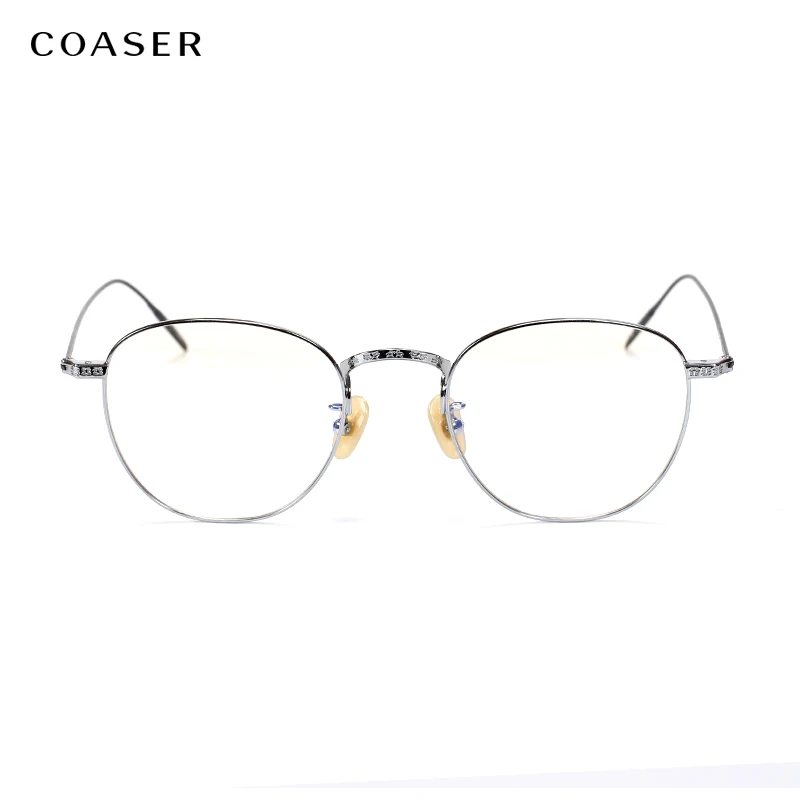 

Round Titanium Glasses Frame Men Optical Eyewear Ultralight Prescription Eyeglasses Korean Denmark Women Brand Designer glasses
