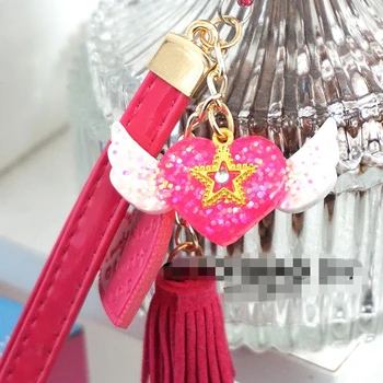 

1Pcs Heart with wings Liquid silicone mold DIY resin jewelry pendant necklace pendant lanugo mold resin molds for jewelry