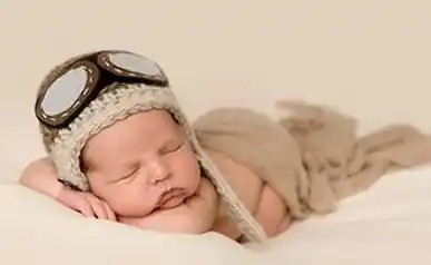 baby aviator hat