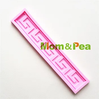 

Mom&Pea MPA1877 Tape Pattern Silicone Mold Cake Decoration Fondant Cake 3D Mold Food Grade