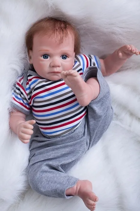 Кукла-Otarddolls 20 дюймов виниловая Милая мальчик 50 см силиконовая кукла реборн для