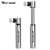 WEST BIKING Mini Portable Aluminium Alloy Bicycle Air Pump Bike Tire Inflator Super Light Accessories MTB Road Bike Cycling Pump ► Photo 1/6