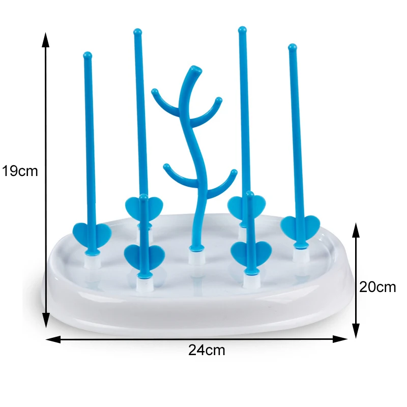 Держатель для детских бутылочек в форме дерева, сушилка для детской чистки, сушилка для бутылочек, инструмент для отстегивания бутылочек, сушилки для кормления NBB0010
