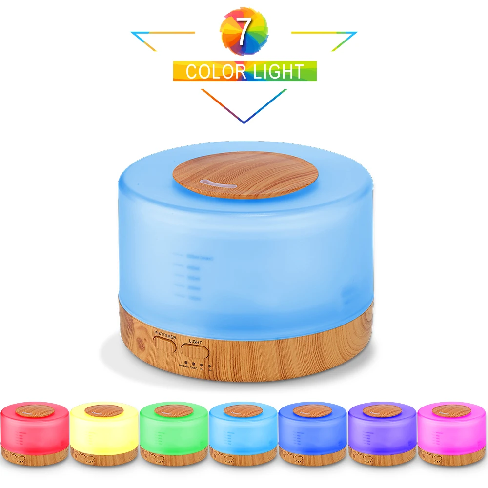 Preise Diffuserlove 500 ml Luftbefeuchter Fernbedienung Ätherisches Öl Diffuser Kühlen Nebel luftbefeuchter EU AU UK UNS Stecker Luftbefeuchter