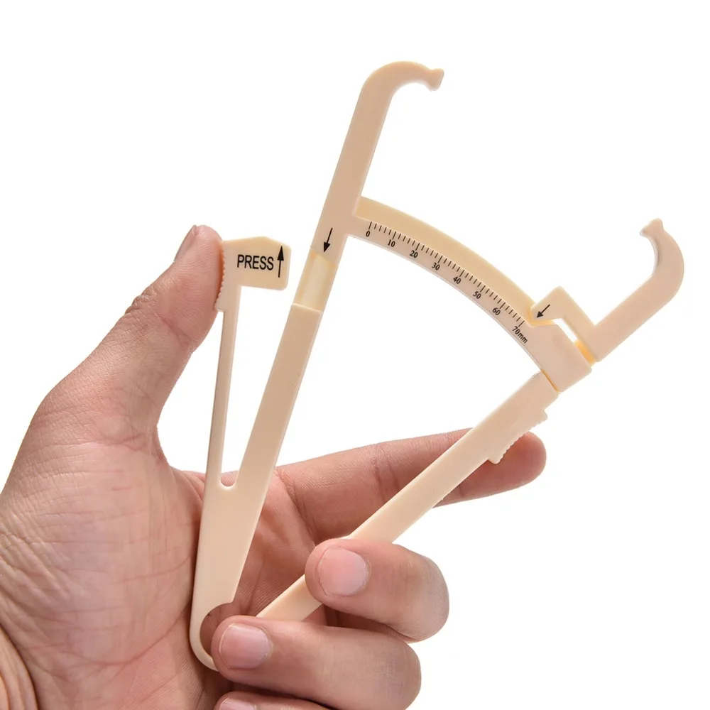 1 Pc Personal Body Fat Caliper Skin Analyzer Measure Charts Fitness font b Slim b font