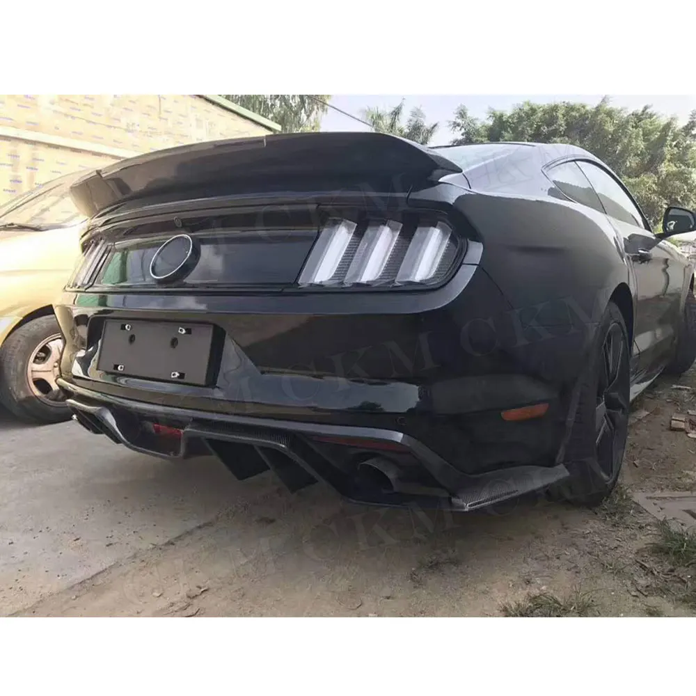Диффузор заднего бампера из углеродного волокна спойлер для Ford Mustang GT350 2 3 T 5 0 купе