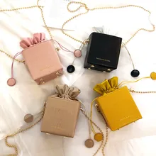 ถังขนาดเล็กกระเป๋าผู้หญิง 2019 Simple All-Purpose กระเป๋าสตางค์เดี่ยวสแควร์ไหล่ Messenger กระเป๋า SAC A หลัก femme(China)