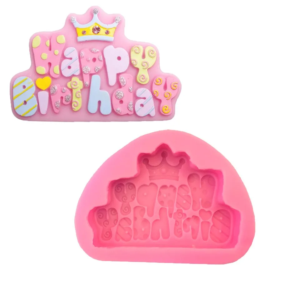 Birthday Character Shape Silicone Cake Decorating Mold