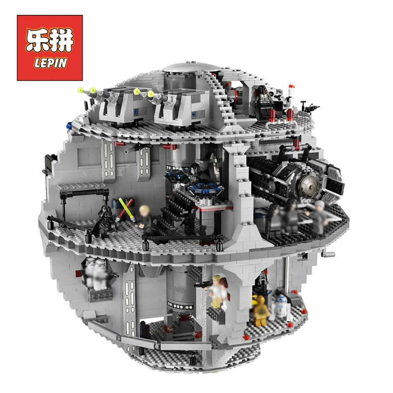 

Lepin 05035 Star Set Wars Death Star 3804pcs Building Block Bricks Toys Kits Compatible Legoings 10188 Children Educational Toy