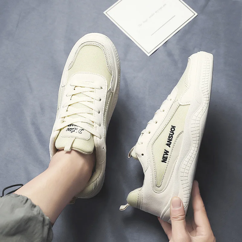 

Vulcanized shoes men's leather sneakers solid white shoes men sport shoes 2019 fashion sneakers man's shoes zapatillas hombre