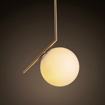 

Modern style living room bedroom minimalist restaurant pendant light Nordic clothing decoration glass ball