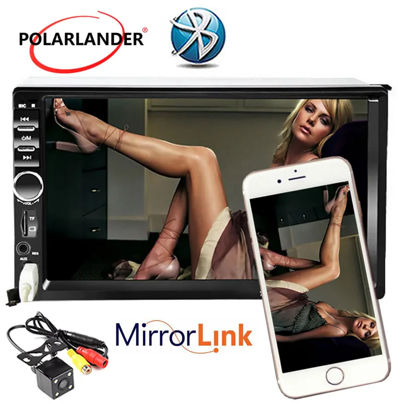 7 Inch Bluetooth 2 Din Mirror Link For Android 7.0 support Rear Camera car Radio Player LCD Touch Screen Car Audio FM 2 din 