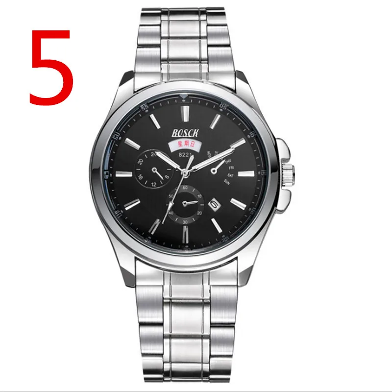 

New watch belt trend Korean fashion multi-function quartz watch sports men's watch