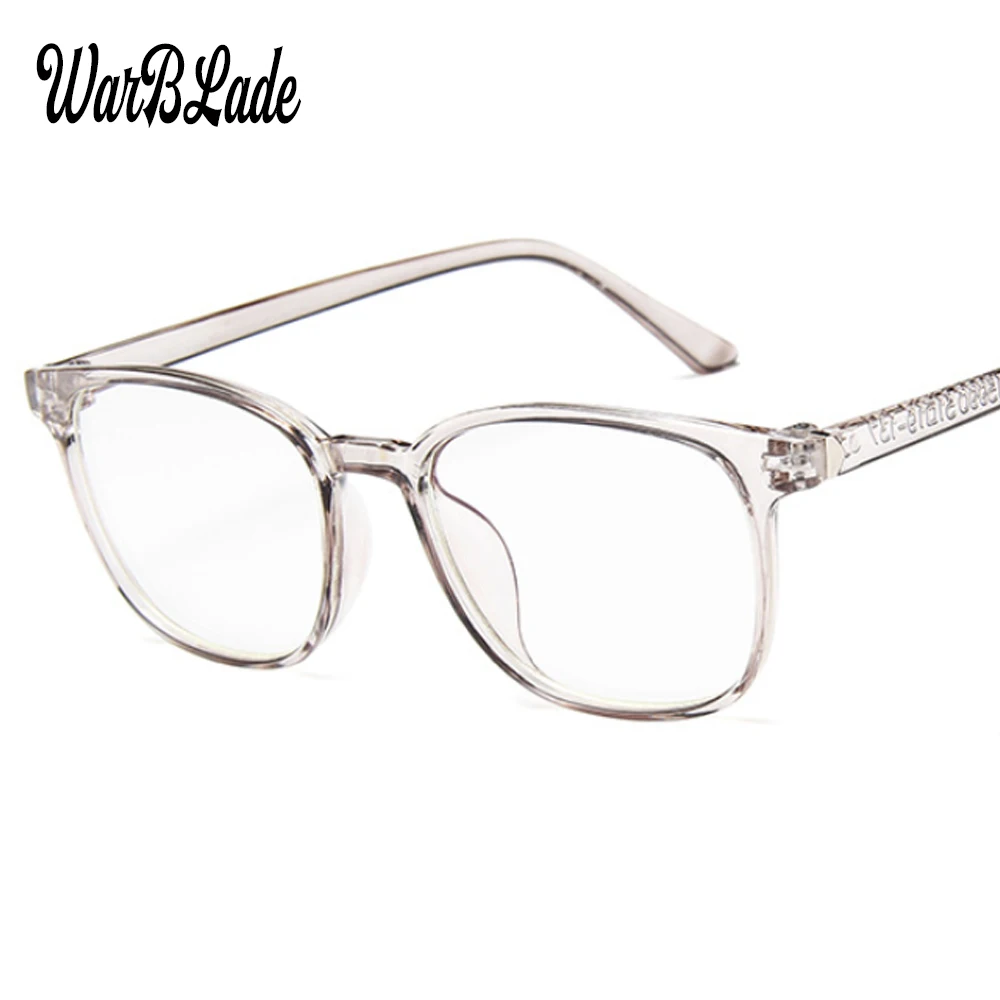 Прозрачные оправы для очков для мужчин и женщин, поддельные очки, винтажные оптические оправы для очков для близорукости, женские ретро очки WBL