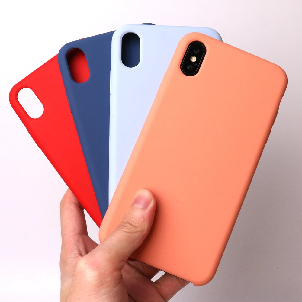 Силиконовый чехол для iphone xs Max xr x 8 7 6 6s plus|case for iphone|phone casessilicone phone case |