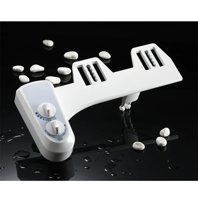 Cold Wate Double Nozzle Washing Toilet Seat Wash Muslim Shower Japanese The Toilet Bidet Cover Bidet Toilet Seat Water (4)