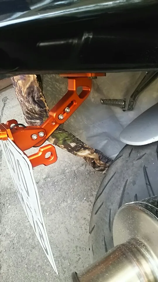 Рамка кронштейна номерного знака CNC для Kawasaki Ninja 250 250R 300R Z750 Z800 Z1000