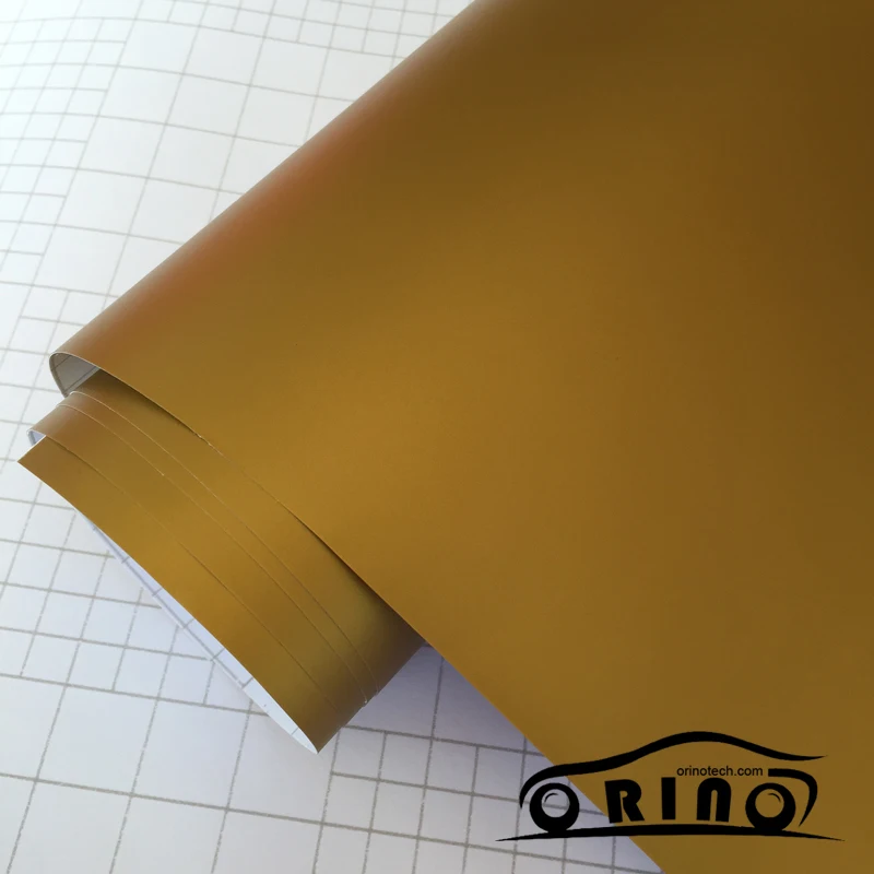 Golden Matte Vinyl Wrap-6
