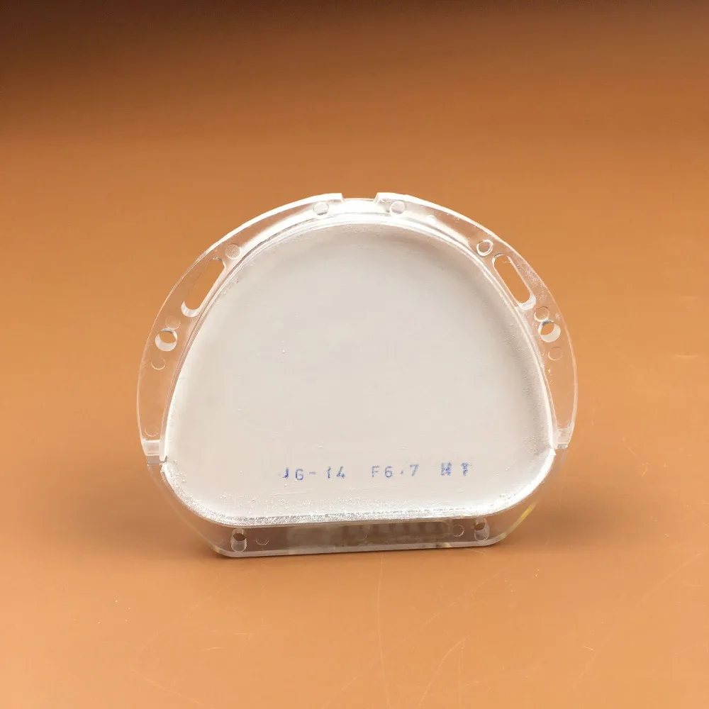  1 Piece 89*71*10-20mm CAD CAM Amann Girrbach System HT Dental Zirconia Ceramic Block for Making Por