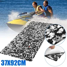 37x92 см водный мотоцикл Нескользящие листы вспененного этилвинилацетата морской пол синтетический мат из поролона «Ева» настил лодка ковер черный белый камуфляж