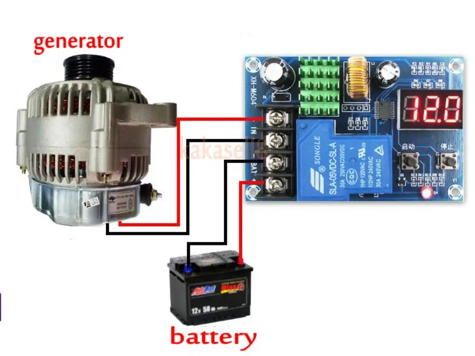 DC 6V~ 60V 12v 24v 36v 48v свинцово-кислотный контроллер зарядки аккумулятора Защитная плата переключатель Солнечная зарядка автомобильный аккумулятор