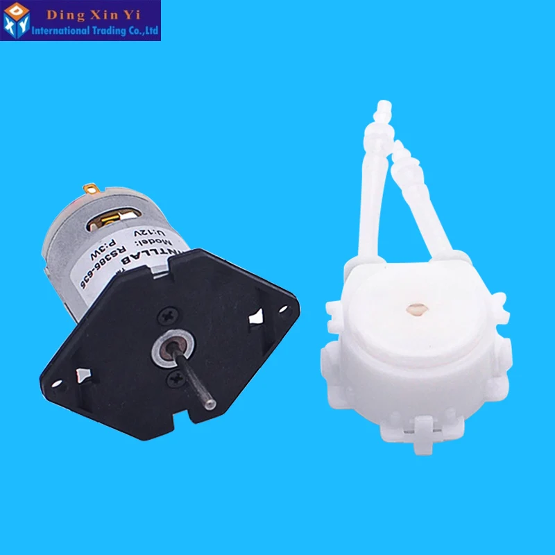 12V DC DIY Перистальтический жидкостный насос дозирующий для аквариума лабораторный
