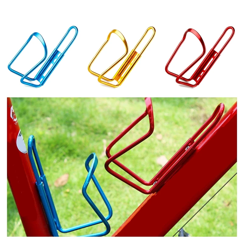 

New Aluminum Alloy Bike Bicycle Cycling Drink Water Bottle Rack Holder for mountain folding bike Cage Strongly-gripped hinge