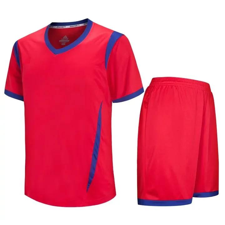 Newly maillot de 2017 men football jersey low price football kits plain soccer uniforms kids quick dry jersey LD-5010 - AliExpress