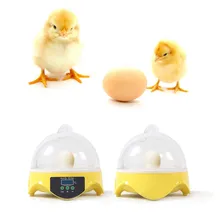 Digital Mini Egg Incubator Temperature Hatchery Automatic Poultry Chicken Incubator Hatcher Machine Chicken Duck 7Eggs 2017 minni 12 eggs automatic incubator poultry digital automatic turn chicken goose quail hatcher terperature control poultry