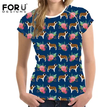

FOURDEIGNS Women T-shirt Cute Pug Dogs Printing Kawaii Tops & Tees Plus Size XXL Casual Female Clothing Short Sleeves T shirts