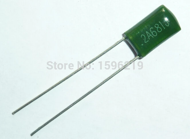10 шт. Майларовый пленочный конденсатор 100 в 2A681J 680pF 0.68nF 2A681 5% полиэфирный |