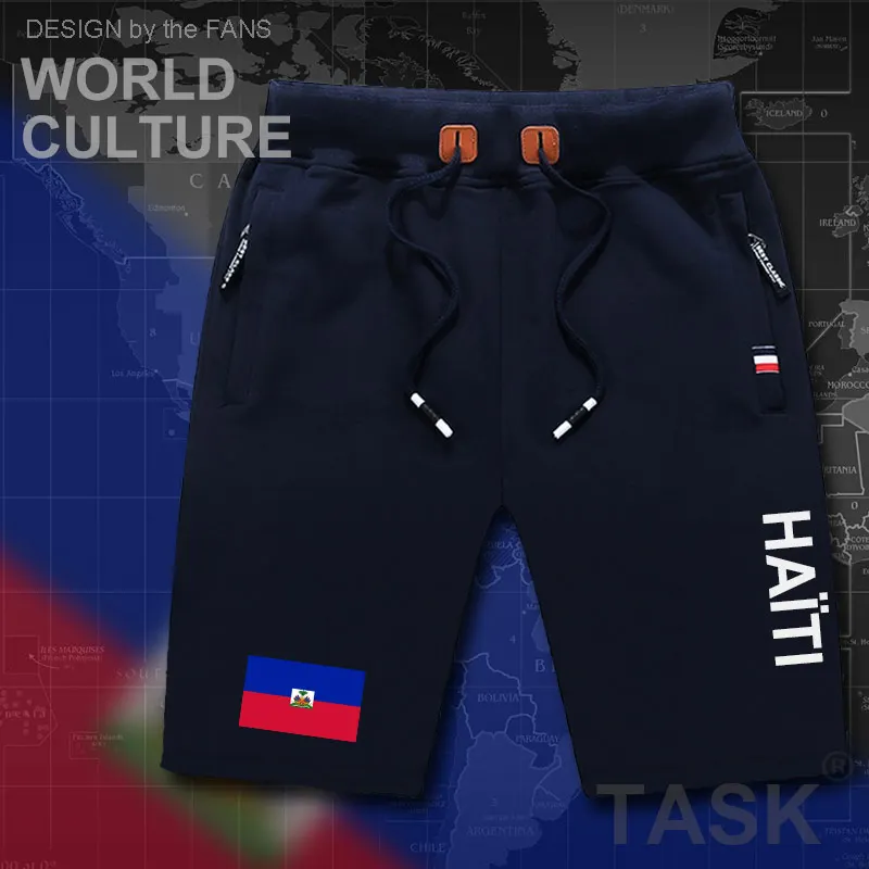 Haitian мужские пляжные шорты для тренировок с карманом на молнии бодибилдинга Hayti