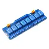 Module de relais à 8 canaux 3.3V 5V 12V 24V, Module de relais à haut et bas niveau déclencheur, double optocoupleur d'isolation ► Photo 2/4