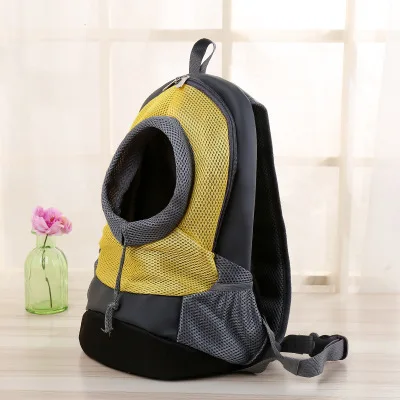 

Traveling portable pet chest backpack Dog chest backpack Breathable Carrier Cat Backpack Portable Dog Chest Backpack Mesh Puppy