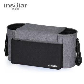 

Insular Baby Diaper Bag Multi-functional Mommy Nappy Stroller Bag Fashion Baby Hanging Storage Organizer Bag For Baby Care