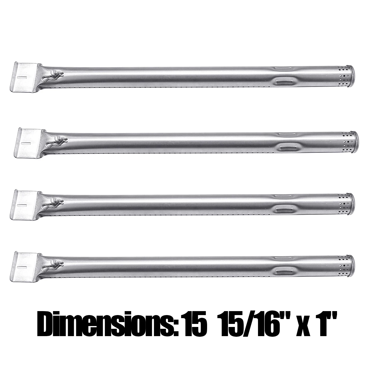 

15 inch 4pcs/pk Adjust Stainless Steel Tube Burners Barbecue Parts Replacement For Most Gas Grill Models Outdoor BBQ