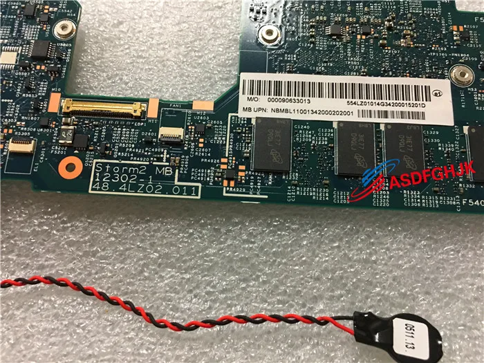  Original FOR Acer aspire S7-392 laptop motherboard NBMBL11001 MB-12302-1 48.4LZ02.011 W/ i5-4200U C