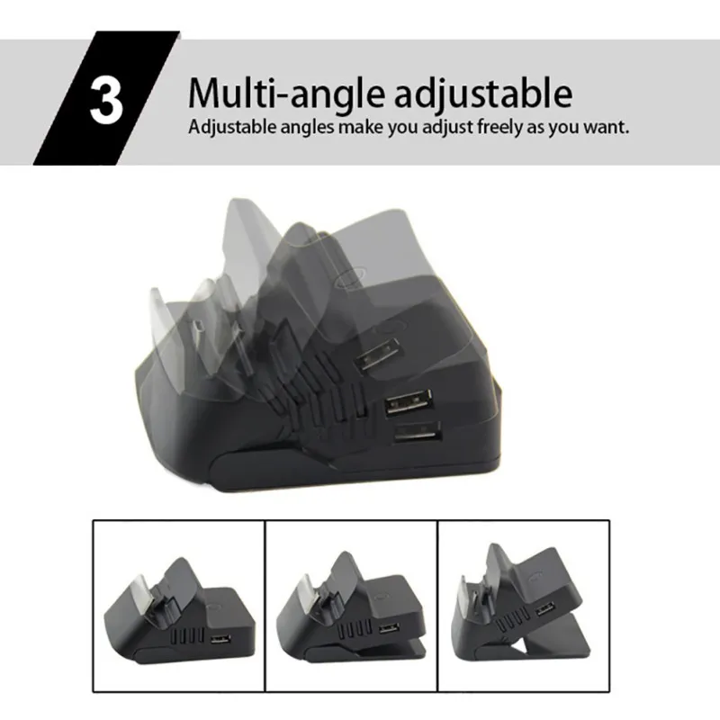 Billige HDMI Lade Dock Station Einstellbar Tragbare Ladegerät Halterung HDMI Video Conversion Lade Basis für Nintend Schalter Host